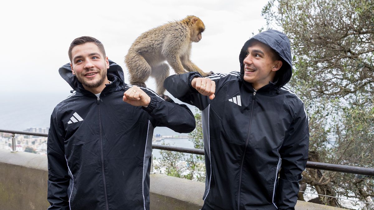 Makakové, umělka a dvě tribuny. Ani na Gibraltaru už fotbal nehrají dřeváci